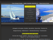 Tablet Screenshot of mitsegeln-kroatien.com